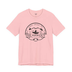 The Hideout Lake Ariel Tee — Vintage Lakeside Cabin T-Shirt