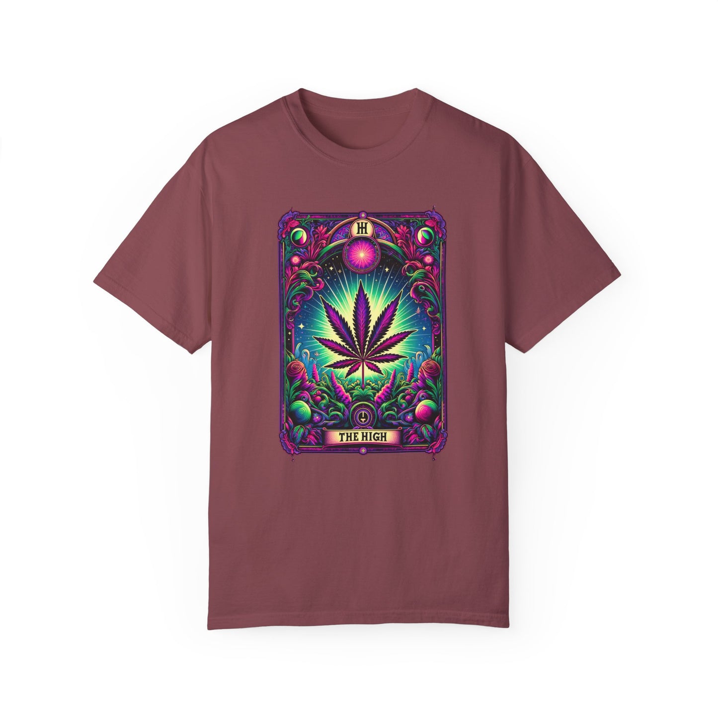 TAROT CARD WEED - Vintage Style T Shirt