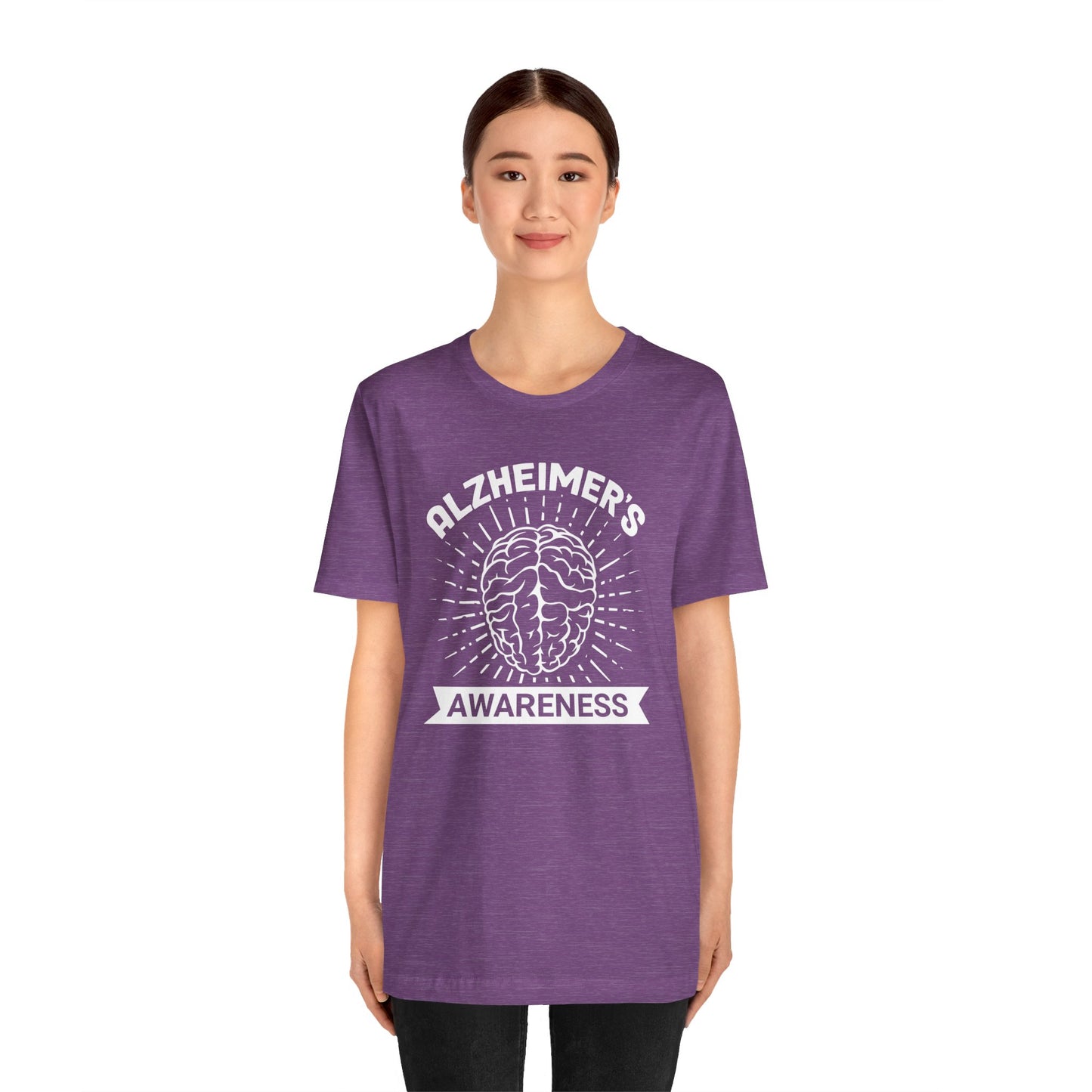 Alzheimers Awareness - Unisex Jersey Short Sleeve Tee