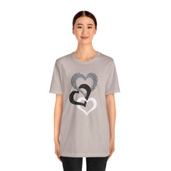 Triple Heart Design Tee