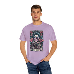 TAROT CARD WEED T Shirt, Vintage Style tee, Skeleton Reader Graphic Tee, Weed Lover, Smoke Cannabis tee, Relaxed Fit tee, Stoner Lifestyle