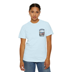 Where the Road Ends Long Island Unisex Garment-Dyed T-shirt