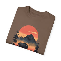 Yellowstone National Park Graphic, Comfort Colors Soft Relaxed Fit Unisex Garment-Dyed T-shirt