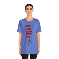 Unisex Jersey Tee - Retro Demogorgon Monster Design for Fans of Adventure & Fantasy