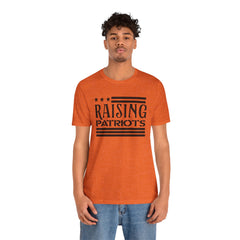 Raising Patriots Tee – Americana Stars & Stripes Family Pride T-Shirt