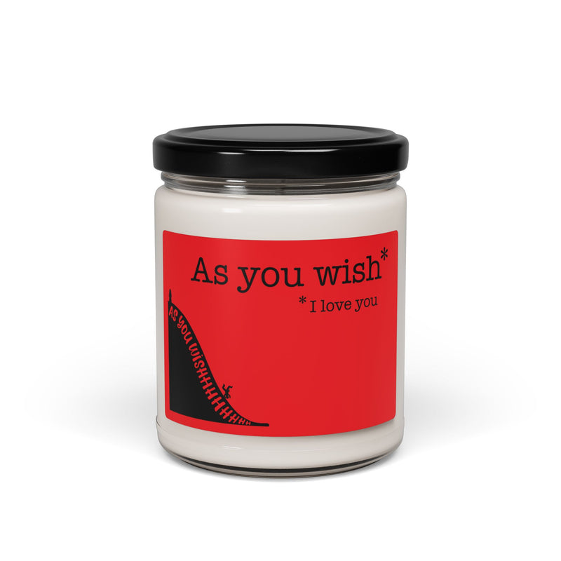 Smells Like True Love - Scented Candle, 9oz / Princess Bride / Gift for him / Gift for her / Christmas gift / AS YOU WISH quote / Fan Gift