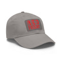 RED Friday unisex ball cap with Leather Patch (Rectangle) / Remember Everyone Deployed /awareness / honor military / active duty /