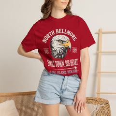 Your Home Town Personalized Eagle T‑Shirt — "Small Town, Big Heart"