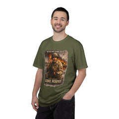 American Heroes Collection No 2 Graphic T-Shirt — “We're Not Going Back” Audie Murphy WWII