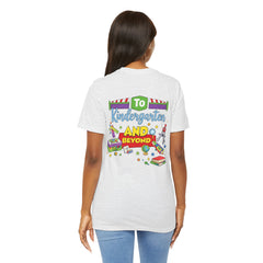 Personalized Name Kindergarten Teacher T-Shirt —  Kindergarten and Beyond Graphic Tee