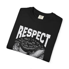Respect the Locals Whale T-Shirt — Marine Conservation Graphic