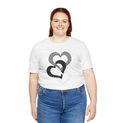 Triple Heart Design Tee