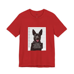 K9 Mugshot Personalized with your Dog T-Shirt