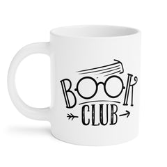 Book Club - Ceramic Mugs (11oz\15oz\20oz) Book Lover / Librarian / Unique Gift / Gift for him / Gift for Her / Cozy Reading Mug, Readers Mug