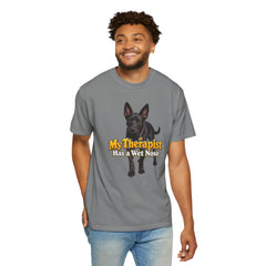 My Therapist Has a Wet Nose Personalized with your dog(s) image T-Shirt
