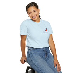 Front Logo Back Graphic Baldwin Harbor Animal Hospital "Who Let the Dogs Out?" Graphic Tee