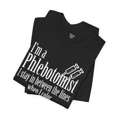 Phlebotomist Humor Tee, Funny Medical Shirt, Nurse Gift, Blood Tech Wear, Cute Phlebotomy Humor, Healthcare Apparel