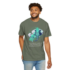 Elephants Graphic  Garment-Dyed T-shirt