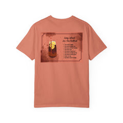 Long Island NY Comfort Colors Garment-Dyed T-shirt with Long Island Ice Tea Cocktail Recipe on Back