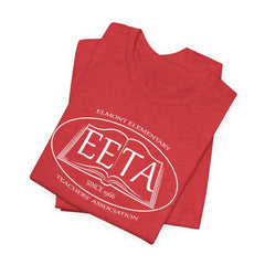 Elmont Teachers Association EETA Center Logo - Unisex Crew Neck Tee