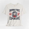 Born To Be Free Now I am Expensive, Cowgirl Graphic, Unisex Jersey Short Sleeve Tee