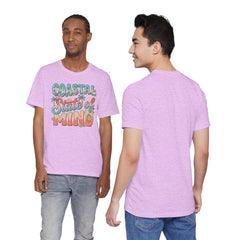 Coastal State of Mind Tee — Retro Beach Graphic T-Shirt