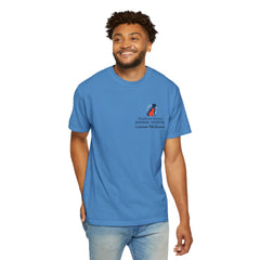 Lauren McGowan Front Logo Back Graphic Baldwin Harbor Animal Hospital "Who Let the Dogs Out?" Tee