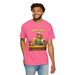 Golden Retriever Brewer Beer T-Shirt — Cute Brew-Dog Graphic Tee