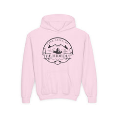 Youth Hoodie — 'The Hideout' Lake Ariel PA Cabin Adventure Hoodie