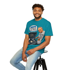 Grill Master Grandpa Funny BBQ T-Shirt — "Whoops! Pretending to Grill for a Photo" Graphic Tee