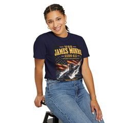 USS James Monroe SSBN-622 Submarine T-Shirt — Forty One For Freedom Patriotic Crew Tee