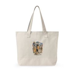 Who Let The Cats Out  Baldwin Harbor Animal Hospital Canvas Tote — Zippered Beach Bag for Cat Lovers