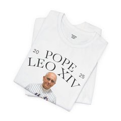 Pope Leo XIV New York Mets Fan Short Sleeve Tee - Made in USA