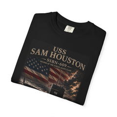 USS Sam Houston SSBN-609 Submarine T-Shirt — Forty One for Freedom Patriotic Crew Tee
