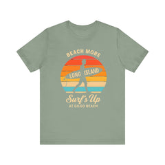 Gilgo Beach Vibes Unisex Tee - Surf's Up Long Island | Summer Shirt