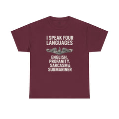 Funny United States Submarine Multilingual T-Shirt