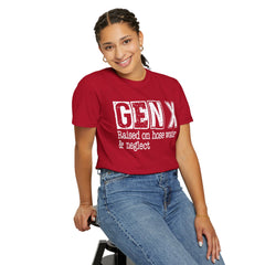 Raised on Hose Water and Neglect — Retro Graphic T-Shirt (Vintage Gift for Gen X)