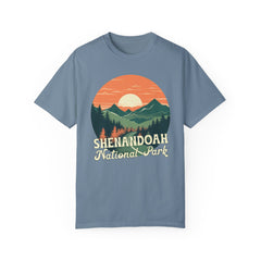 Shenandoah National Park Graphic, Comfort Colors Soft Relaxed Fit Unisex Garment-Dyed T-shirt