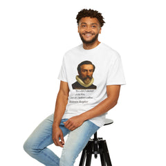 Kepler Coffee Quote T-Shirt — Astronomy Nerd Vintage Portrait Tee