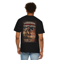Amputee Patriotic 250th Anniversary T-Shirt — "Legends Never Need Two Legs" Vintage American Flag Tee