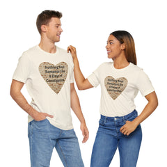 Funny Matzah Heart Constipation Quote For Passover Unisex Tee