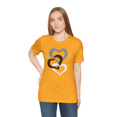 Triple Heart Design Tee