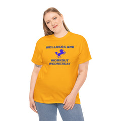 CHC Elementary School WELLNESS and WORKOUT WEDNESDAY - Unisex Heavy Cotton T-Shirt