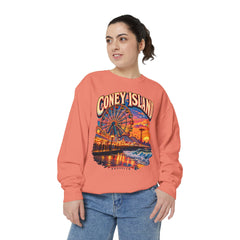 Brooklyn's Coney Island Sunset Sweatshirt - Comfort Colors Soft
