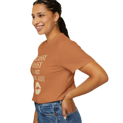 Classy Sassy T-shirt, Unisex Casual Top, Statement Tee, Gift for Her, Fashion Apparel, Birthday Humor Shirt