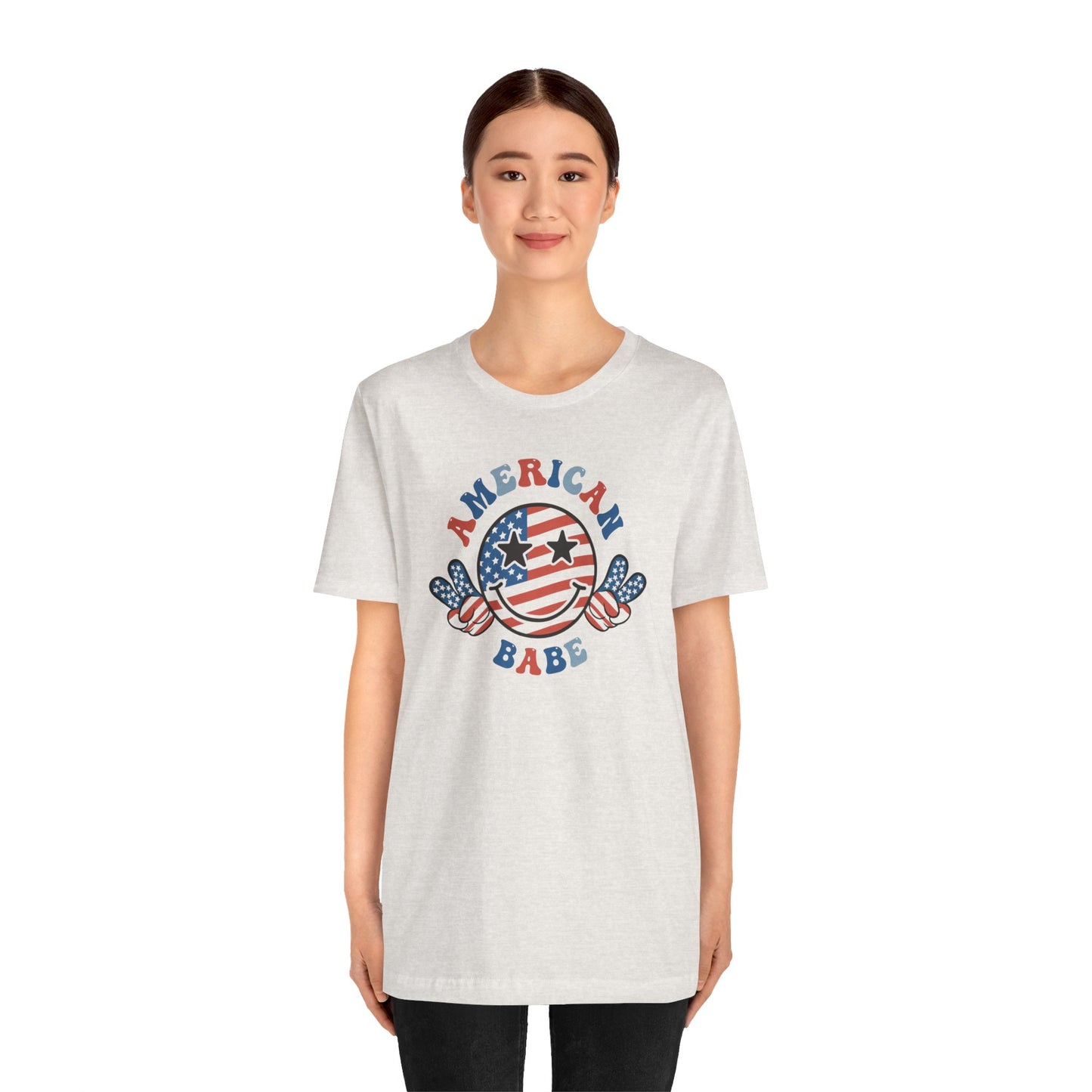 American Babe Graphic, Unisex Jersey Short Sleeve Tee