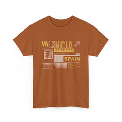Valencia Spain Cities of The World Series Unisex Heavy Cotton Tee