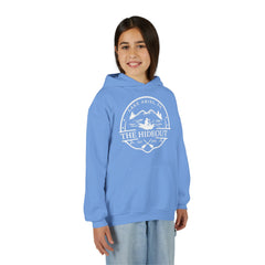 Youth Hoodie — 'The Hideout' Lake Ariel PA Cabin Adventure Hoodie