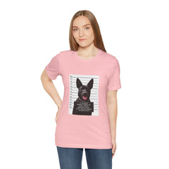 K9 Mugshot Personalized with your Dog T-Shirt
