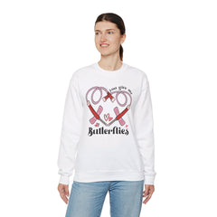 You Give Me Butterflies - Unisex Heavy Blend™ Crewneck Sweatshirt
